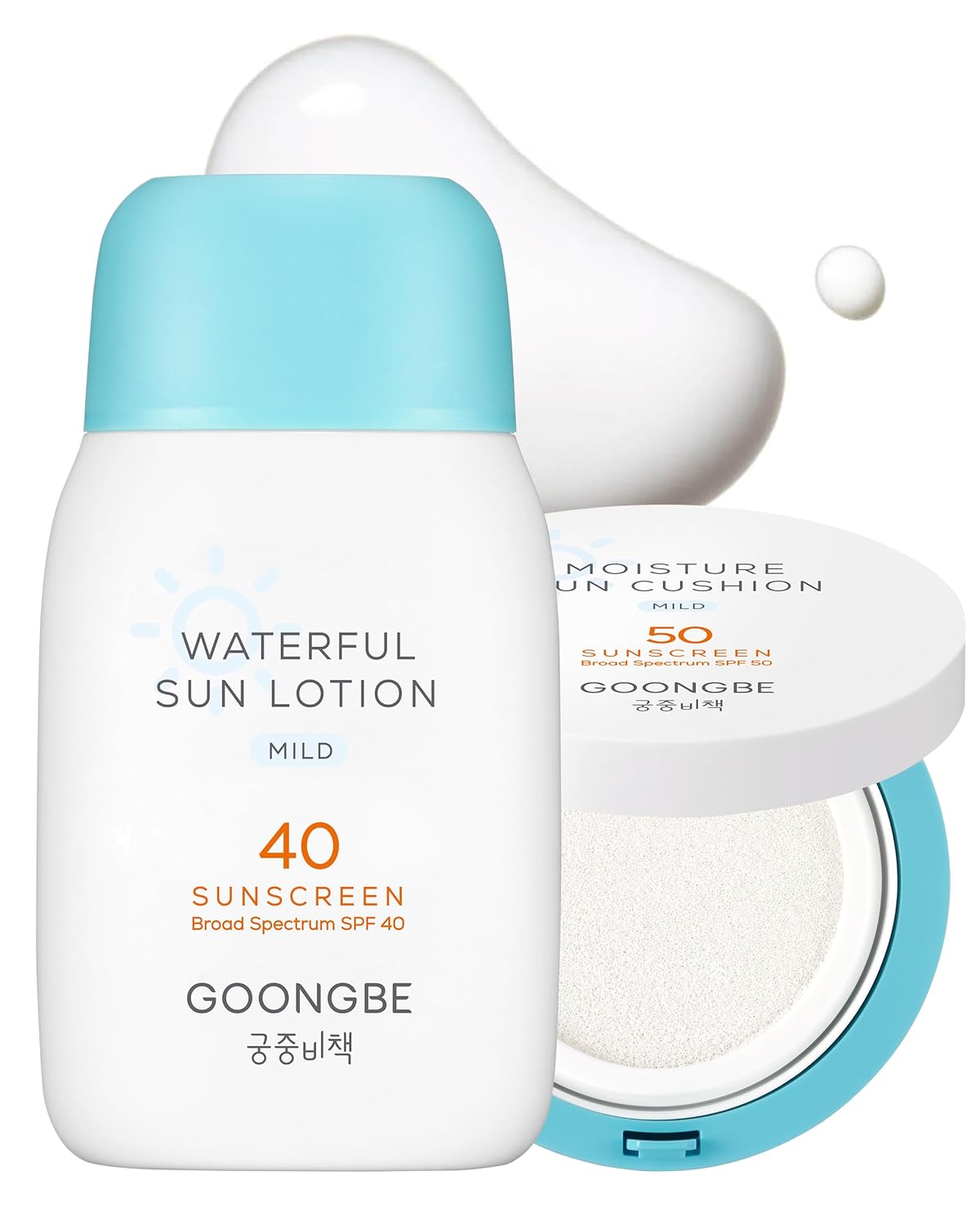 Sun Lotion SPF 40 & Moisture Cushion SPF 50 - Vegan & Reef-Safe