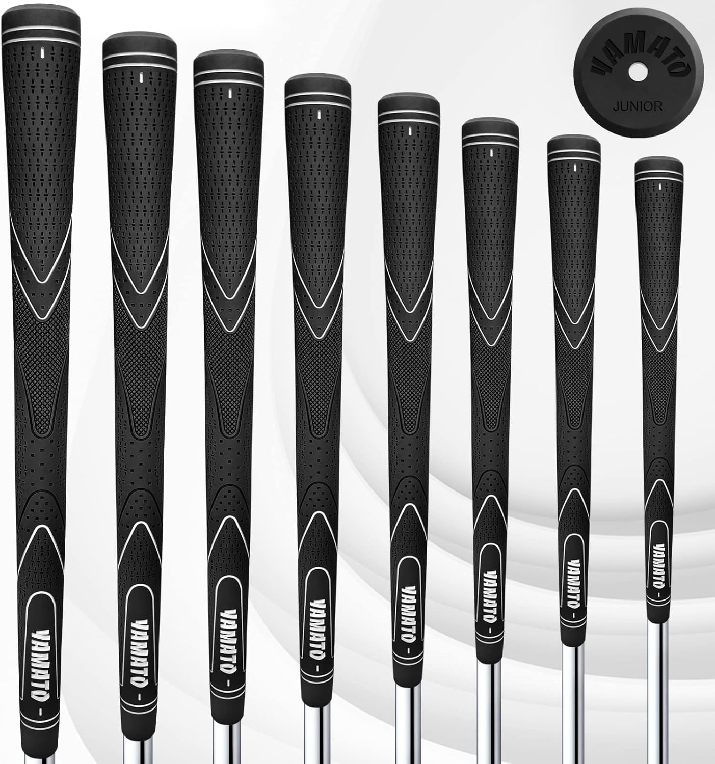 Comfort & Control: Yamato Junior Golf Grips - Black