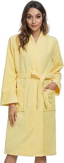 Vislivin Womens Lightweight Bathrobe Soft Kimono Robes for Comfort