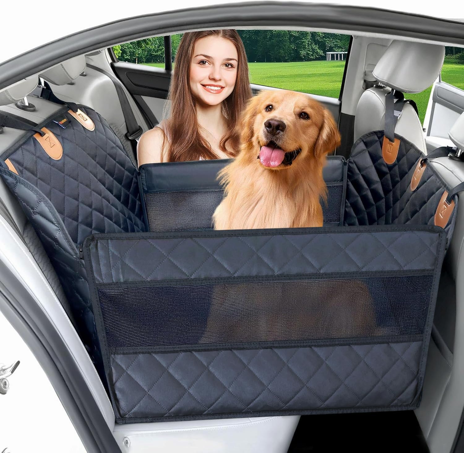 Paw Jamboree Dog Car Seat Cover for Safe and Comfortable Travel