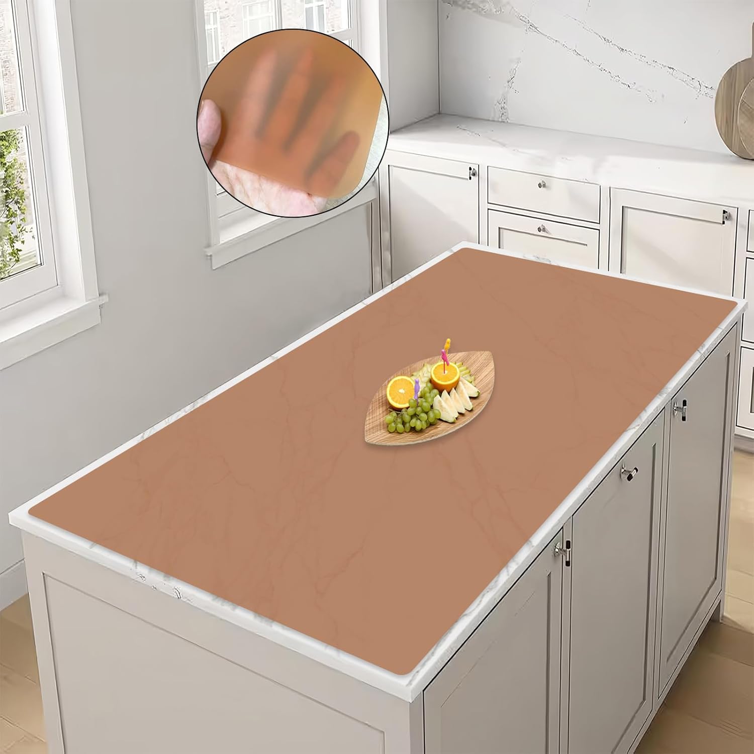 Large Silicone Mat for Kitchen Counter - Non-Slip & Heat Resistant