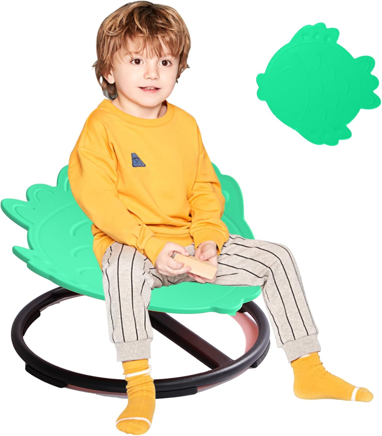 Fish Spinning Sensory Chair for Kids - Active Therapy Aid