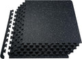 VEVOR 0.56 in Thick Gym Floor Mats 25 x 25 in - Durable Home Gym