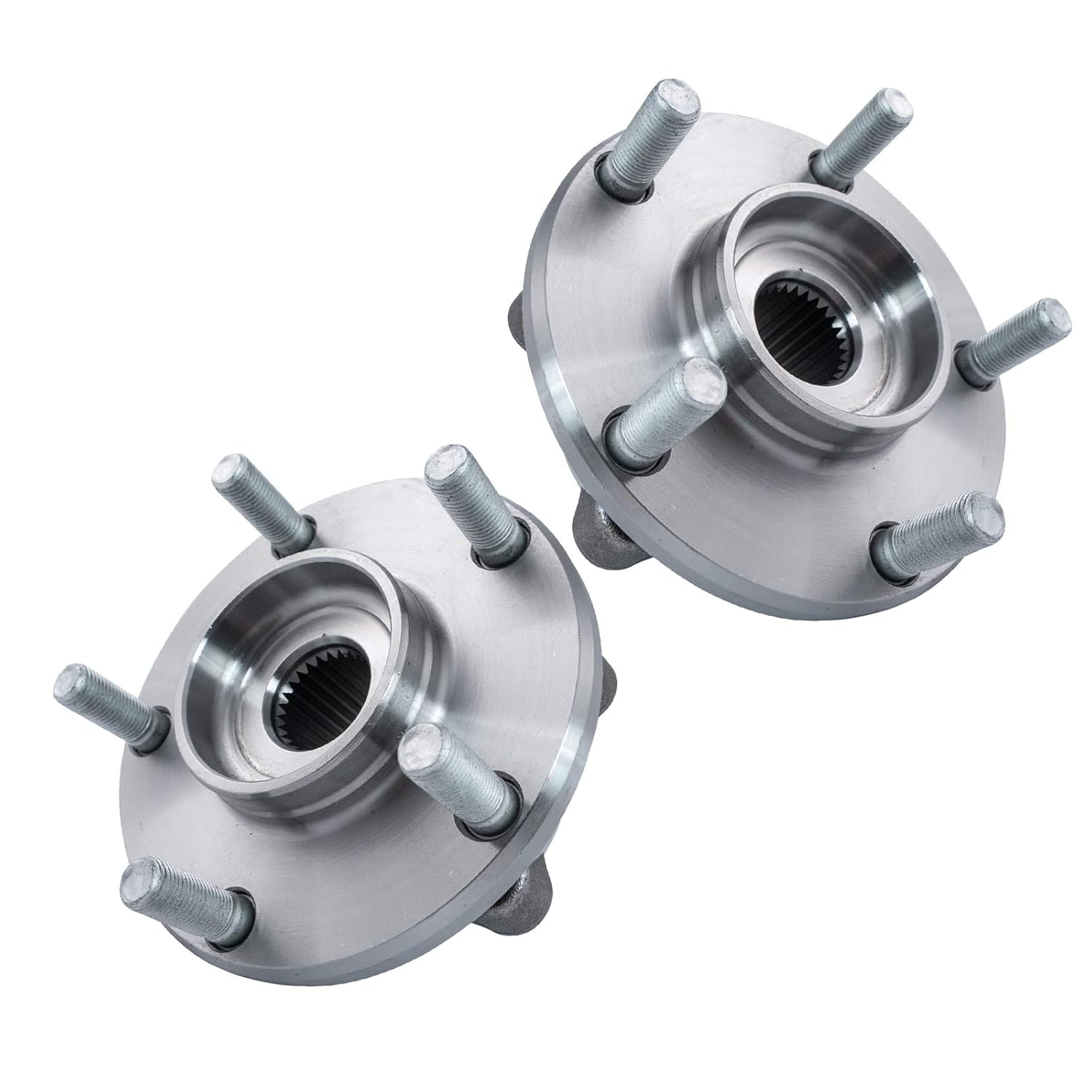 TRQ 2 Piece Front Wheel Bearing & Hub Assembly Set for G35