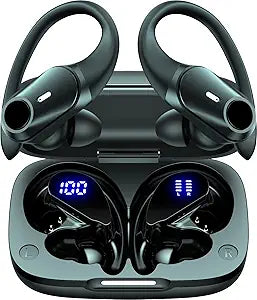 GOLREX Wireless Earbuds with 80H Playtime and Power Display