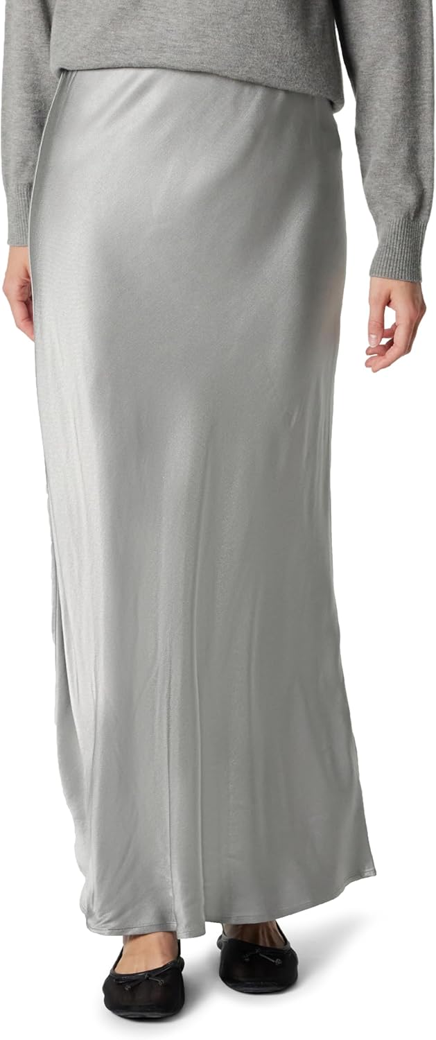 The Drop Women's Alya Silky Slip Maxi Skirt for Every Occasion