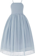 Criss Cross Chiffon Formal Flower Girl Dresses for Special Occasions