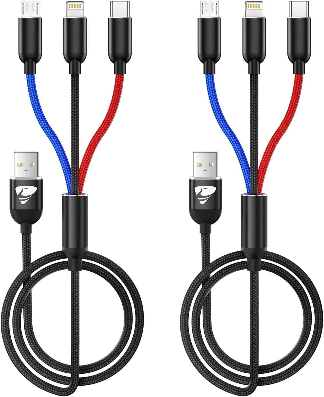 Aioneus 3-in-1 Fast Charging Cable: Multiport Convenience