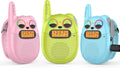 Qniglo Walkie Talkies for Kids 3 Pack - Long Range Pink Radios