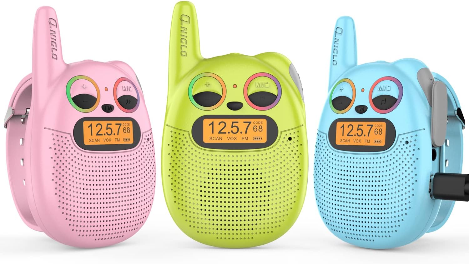 Qniglo Walkie Talkies for Kids 3 Pack - Fun Outdoor Adventures