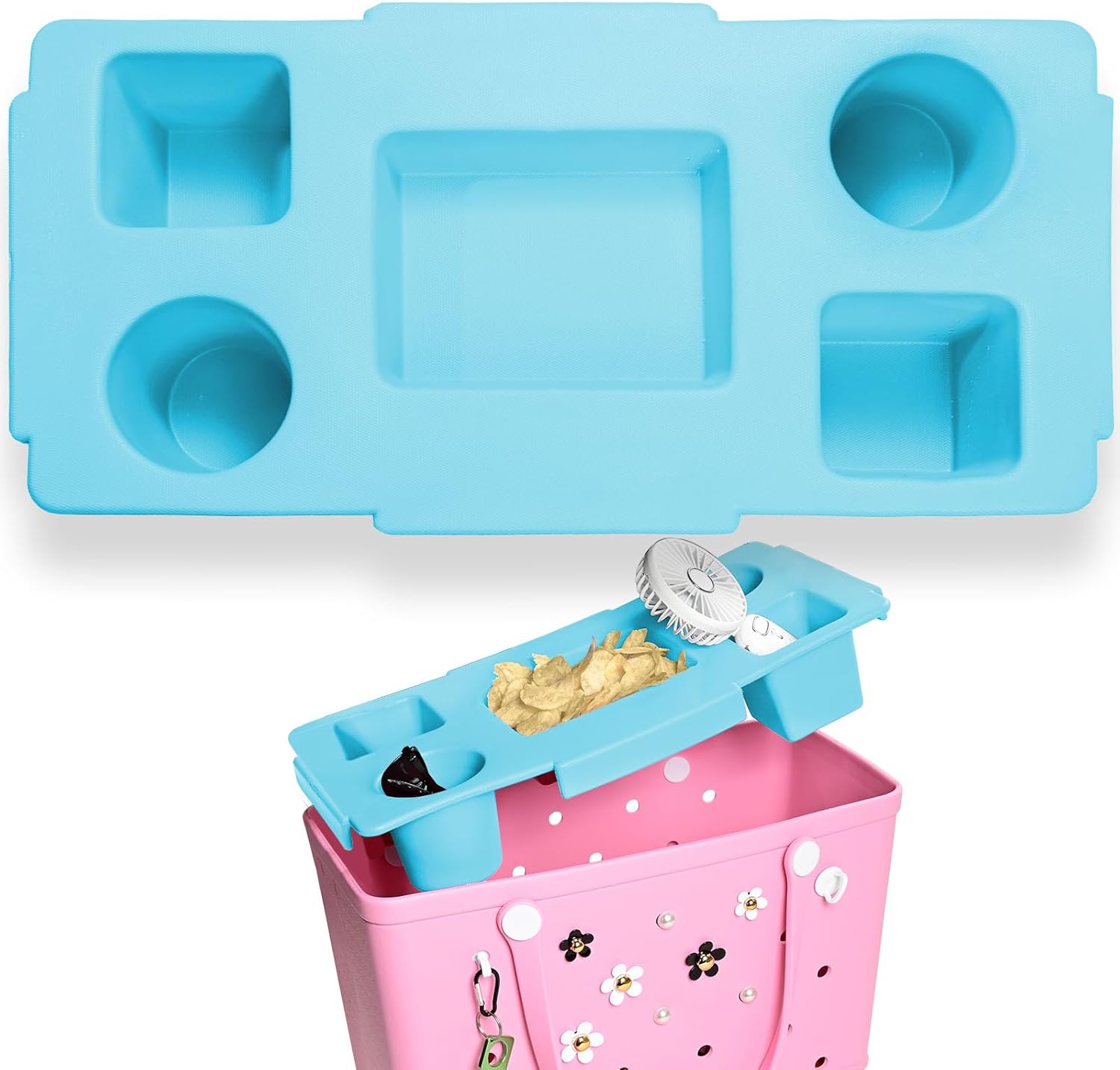 Tote Topper Tray for Bogg Bag Large - Waterproof Organizer Lid