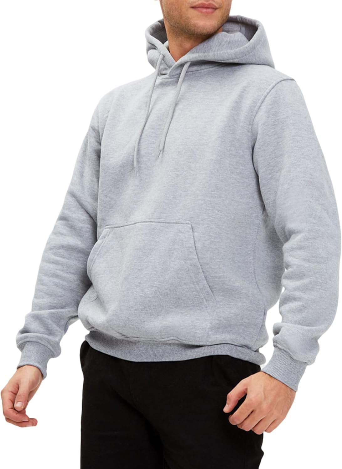 LINMYZAI Men's Fleece Hoodie - Warm & Cozy Comfort