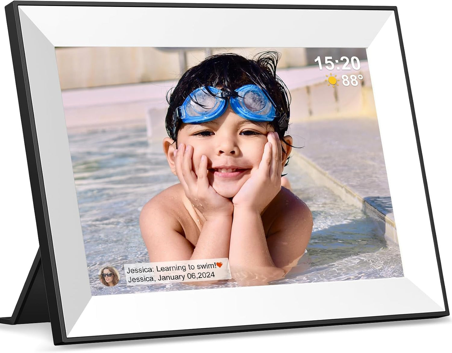 Frameo Digital Picture Frame with 10.1 Inch Touch Screen
