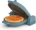 BELLA Flip-n-Store Waffle Maker: EverGood Nonstick, Compact & Powerful, 1000W, Surf