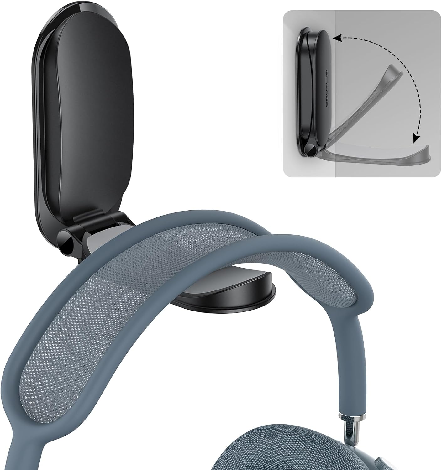 Foldable Headphone Stand - Secure Desk Storage