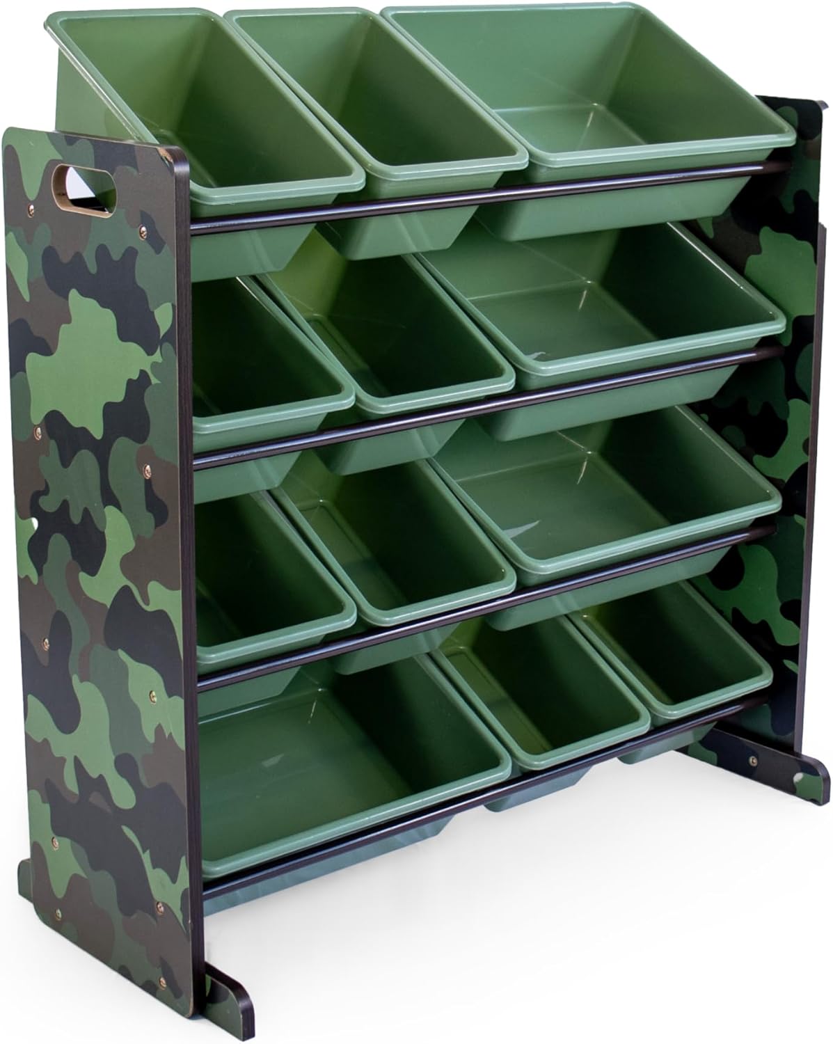 Humble Crew Kids Toy Storage Organizer with 12 Plastic Bins