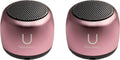 U Speakers Micro Bluetooth Speakers 2-Pack Bundle - Compact Desktop