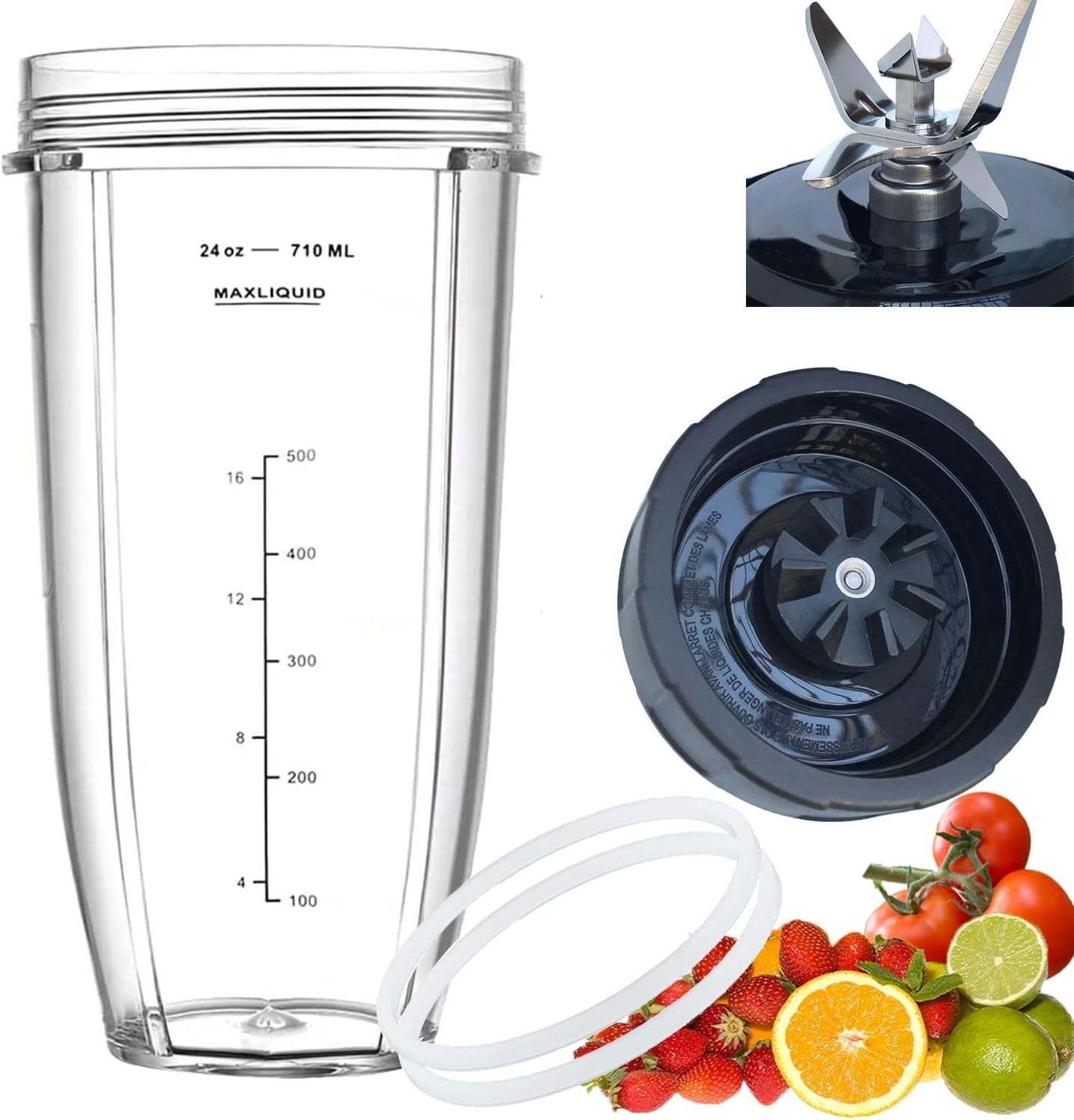 Upgrade Your Nutri Ninja: Blade & 24oz Cup Set by ABTER