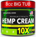Super Natural Goods Hemp Cream Maximum Strength (8 oz) - Cooling