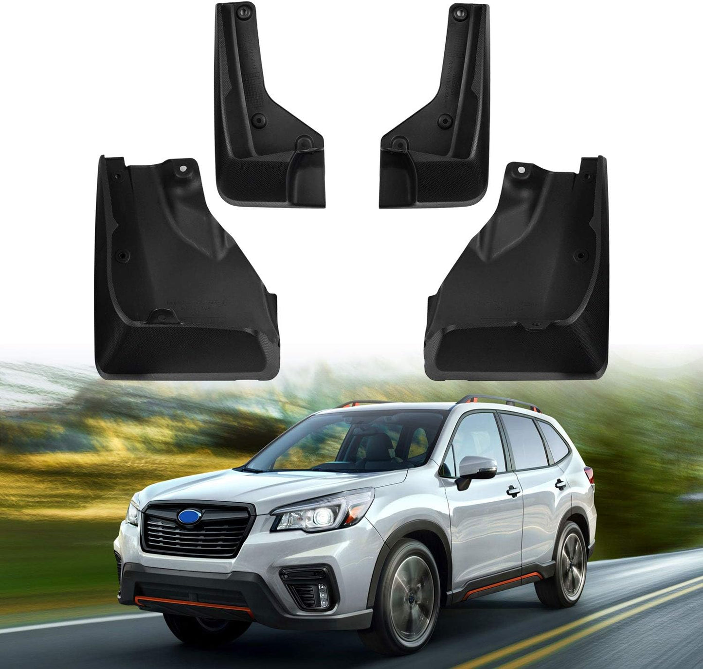 Powerty Mud Flaps for 2019-2024 Subaru Forester - 4PCS Set