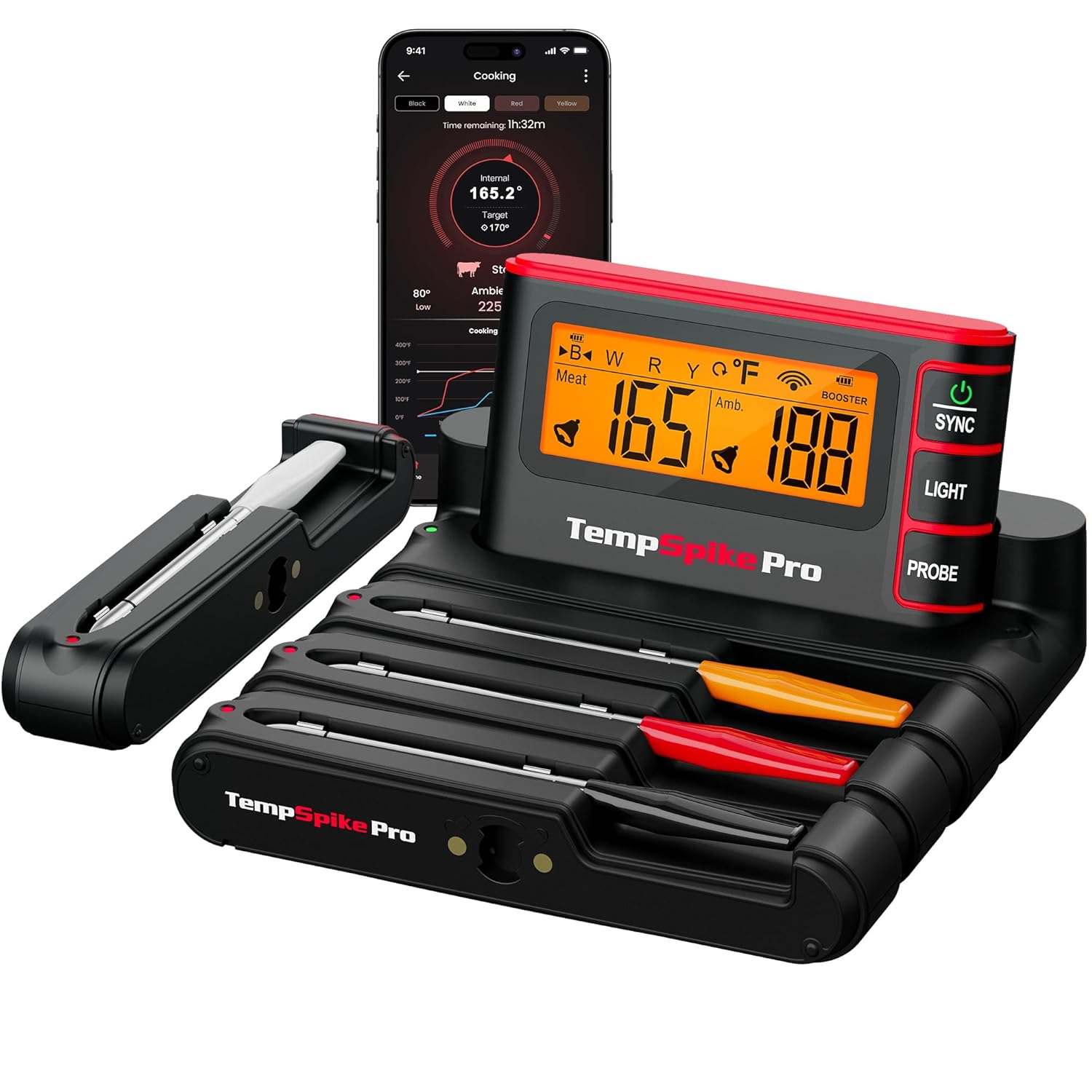 ThermoPro TempSpike: WiFi Meat Thermometer - Unlimited Range