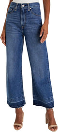 High Waisted Wide Leg Jeans - Flattering Stretch Zimbaplatinum Fit are