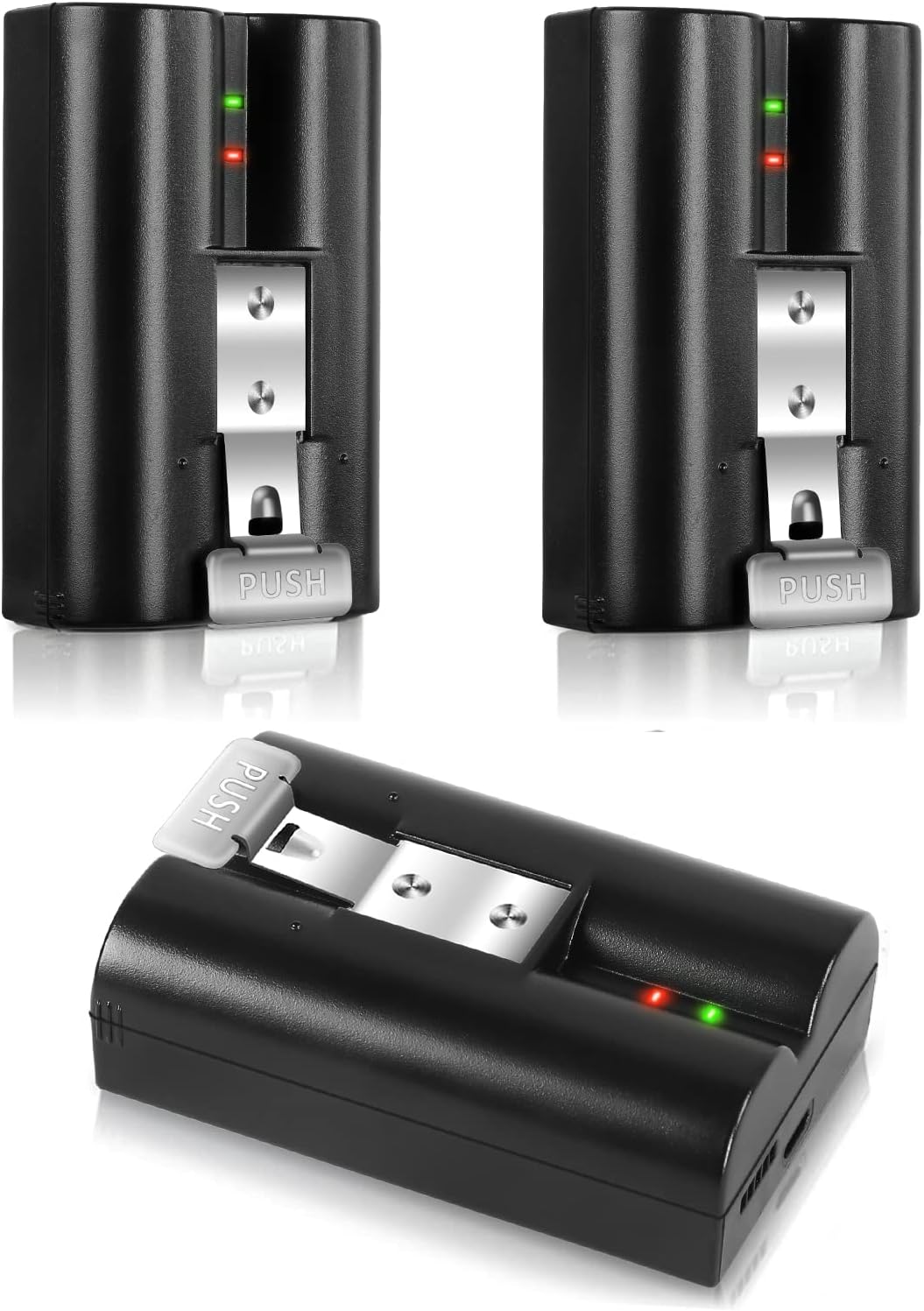 Long-lasting Rechargeable Ring Battery Trio