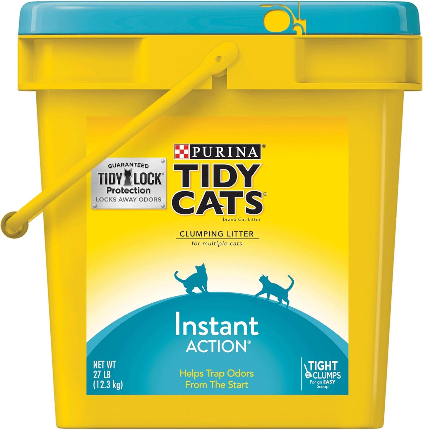 Purina Tidy Cats Clumping Cat Litter for Multi Cats - 27 lb Pail