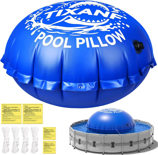 6Ft Winter Pool Pillow for Above Ground Pools - Durable PVC