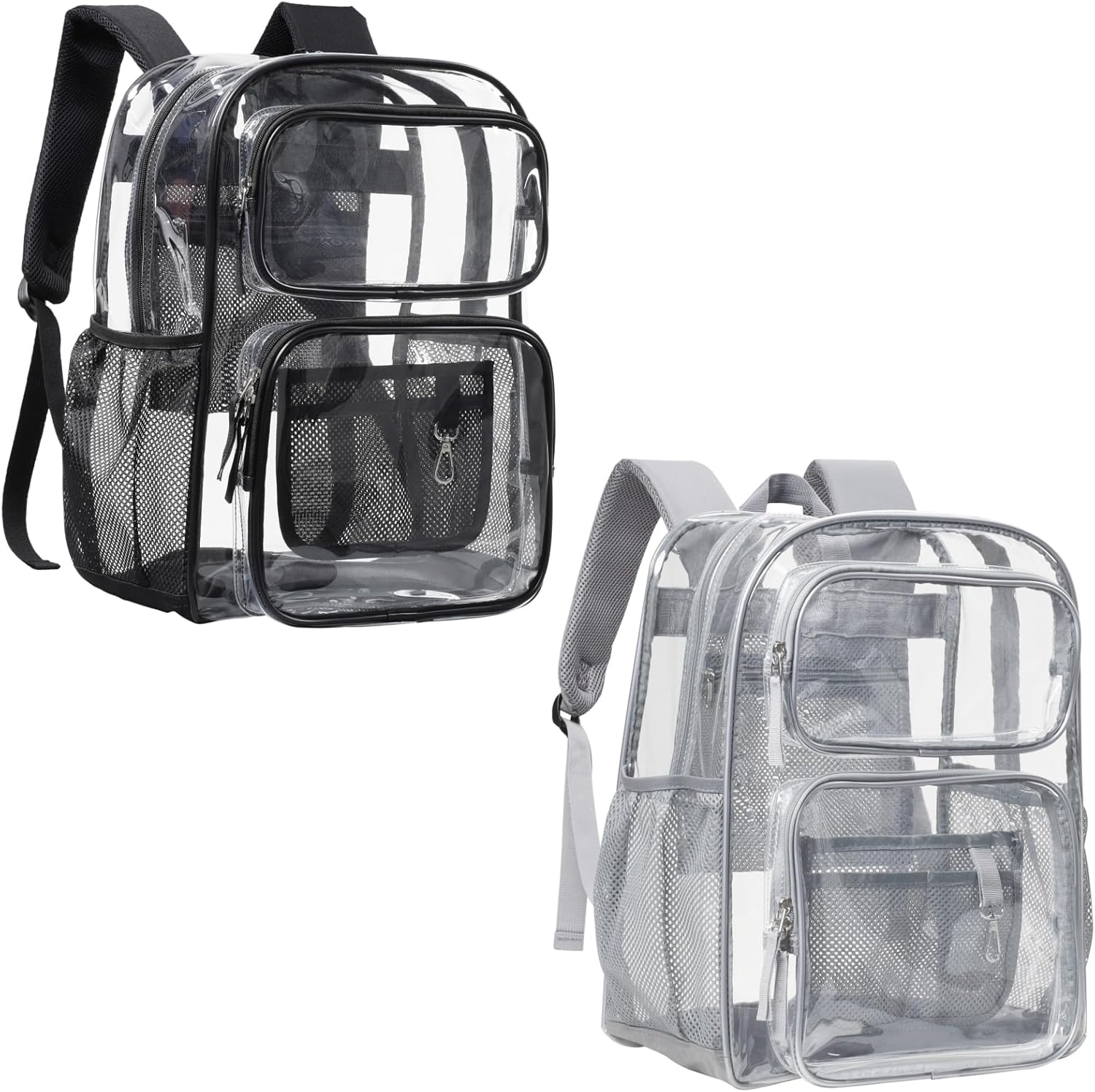PACKISM Clear Backpack for School - Heavy Duty 17 inch Design