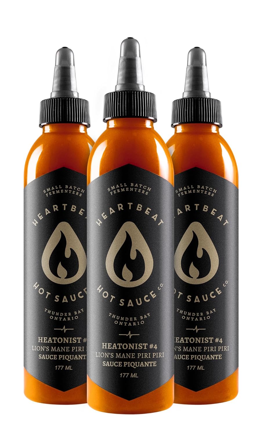 Lion's Mane Piri Piri Hot Sauce 3 Pack - Flavorful & Balanced