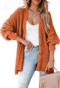 Womens Oversized Open Front Cardigan Sweater - Cozy Everyday Layer
