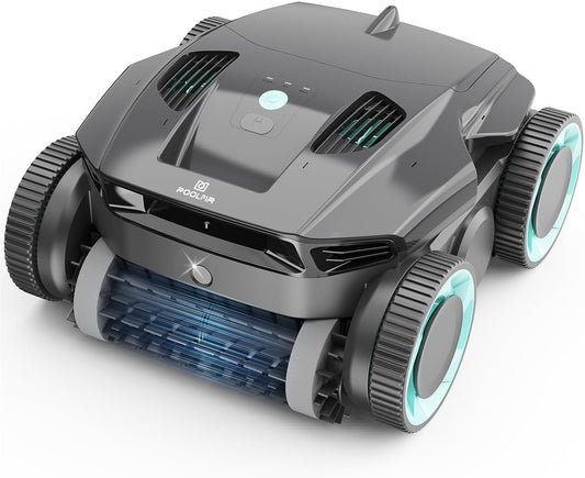 Cordless Robotic Pool Cleaner with Powerful Suction for Pools