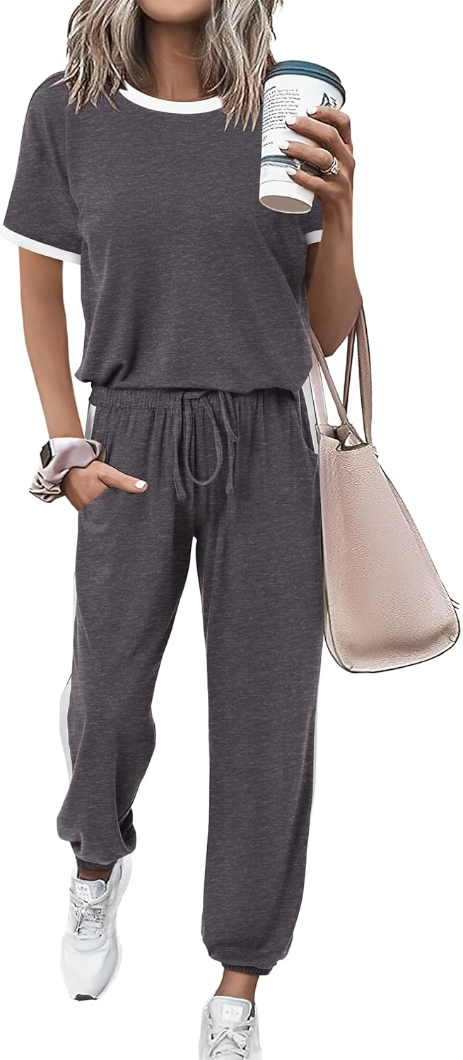 MASCOMODA Womens 2 Piece Outfits for Summer Travel and Lounge