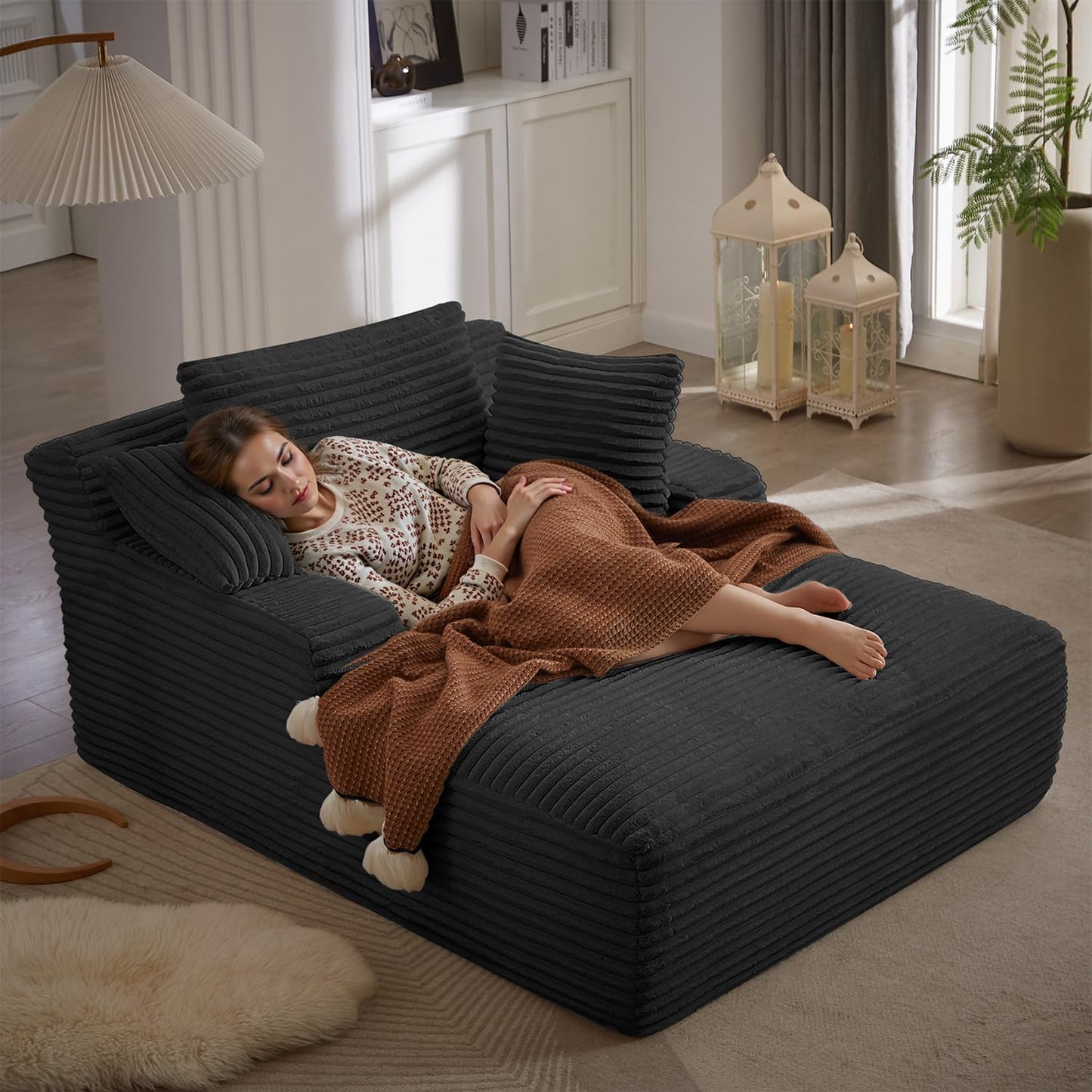 67 Inch Oversized Chaise Lounge Chair for Ultimate Comfort