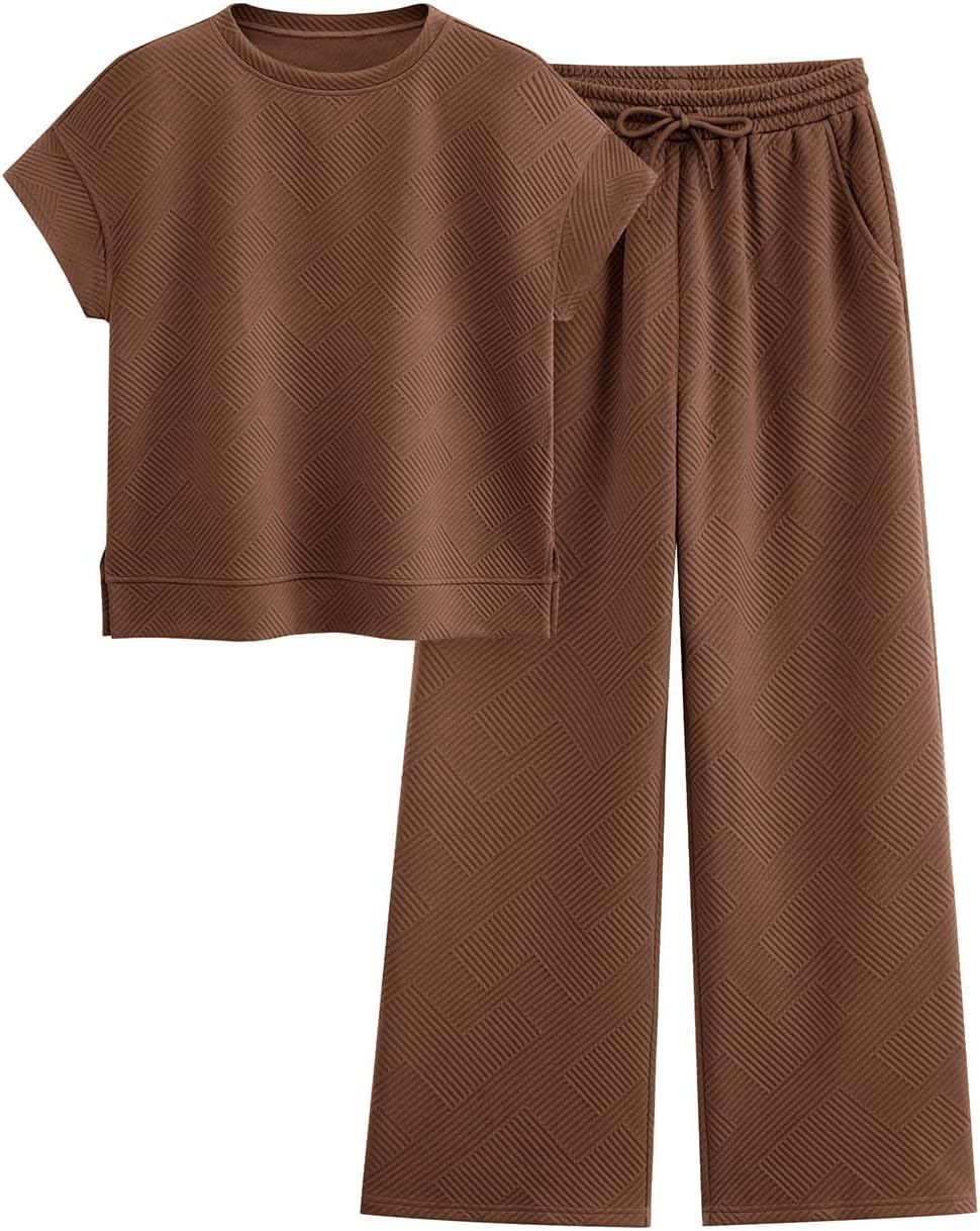 PRETTYGARDEN 2 Piece Outfits for Women Casual Tracksuit Set