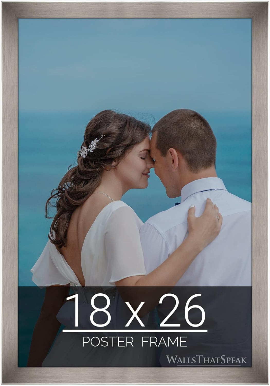 18x26 Stainless Picture Frame for Puzzles and Artwork Display