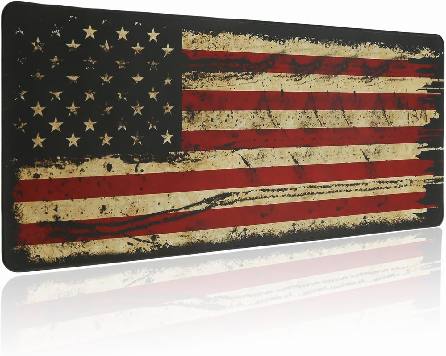Premium XL USA Flag Mouse Pad - Non-Slip & Durable