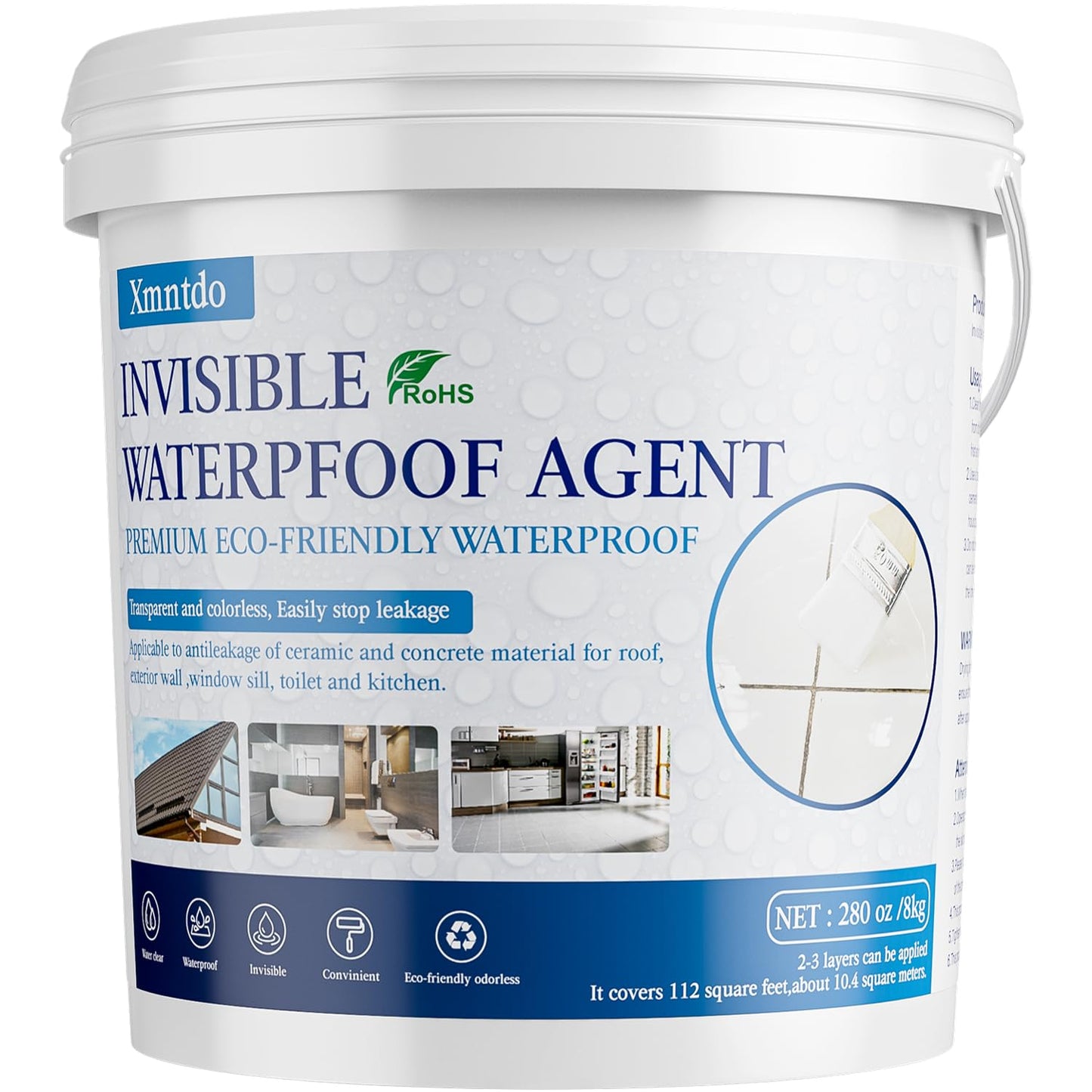 Transparent Waterproof Coating Sealant for Indoor and Outdoor Use