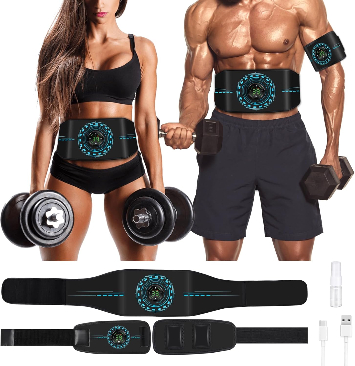 3 Pack Abs Stimulator for Toned Abs