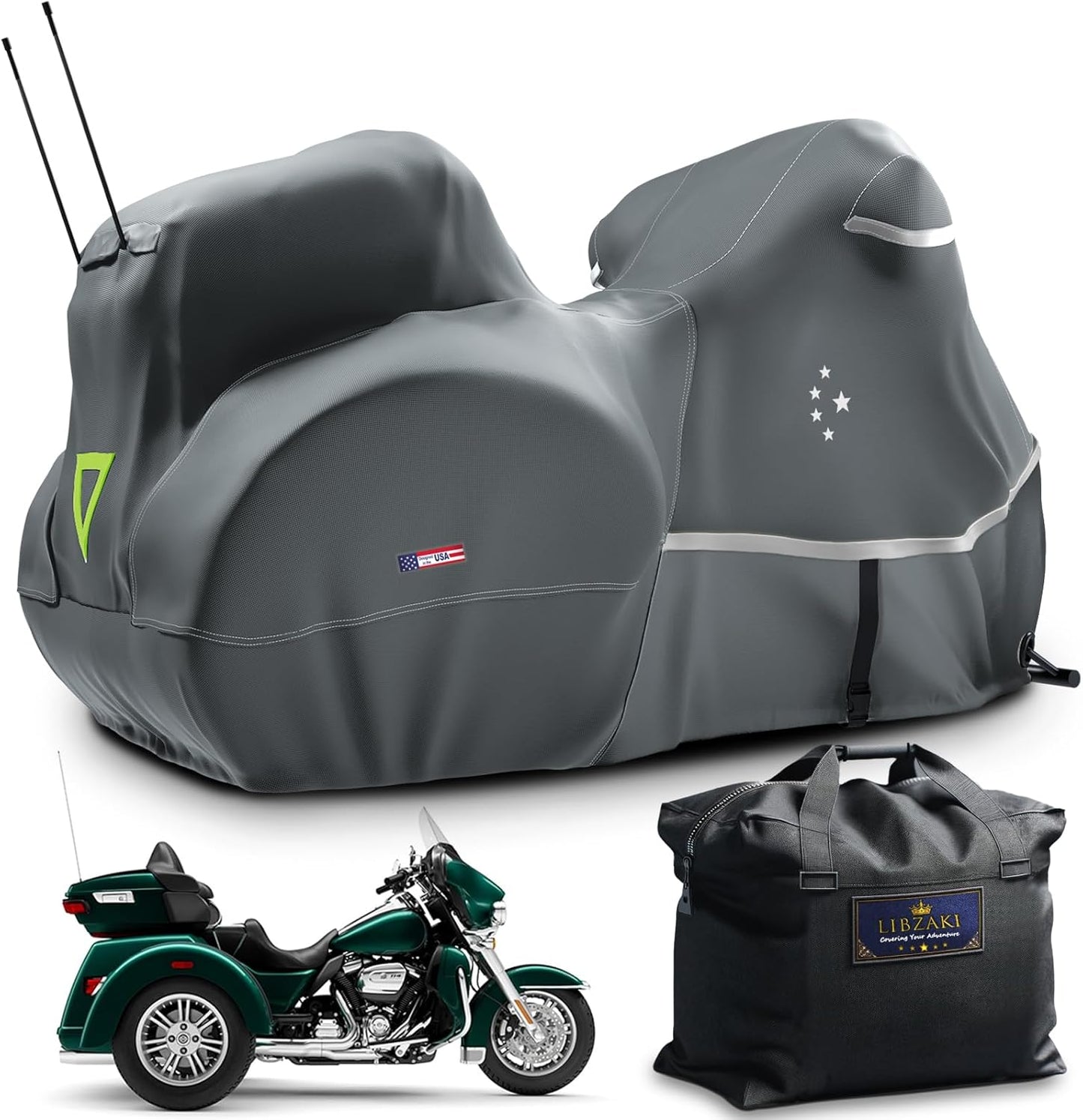 Trike Cover for Harley Davidson and Other Models - Heavy Duty