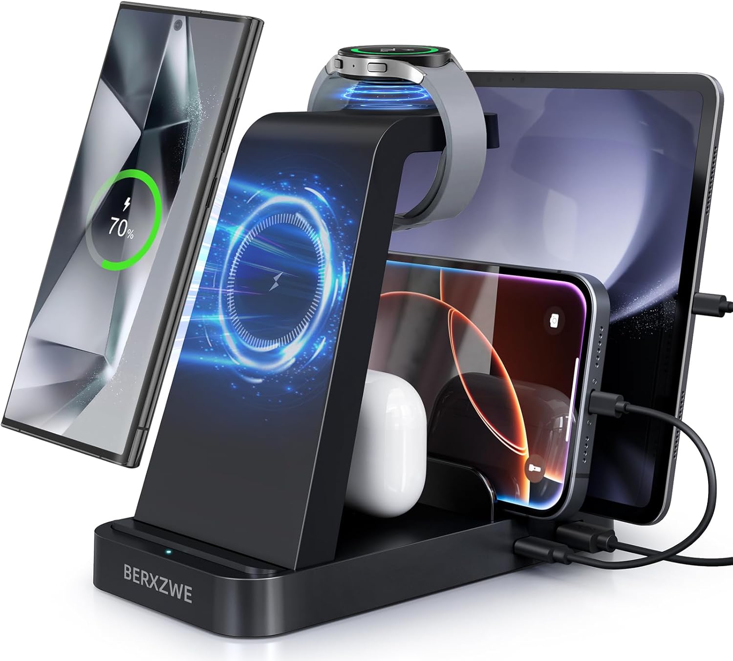 5-in-1 Samsung Charger Dock - Fast Wireless Charging