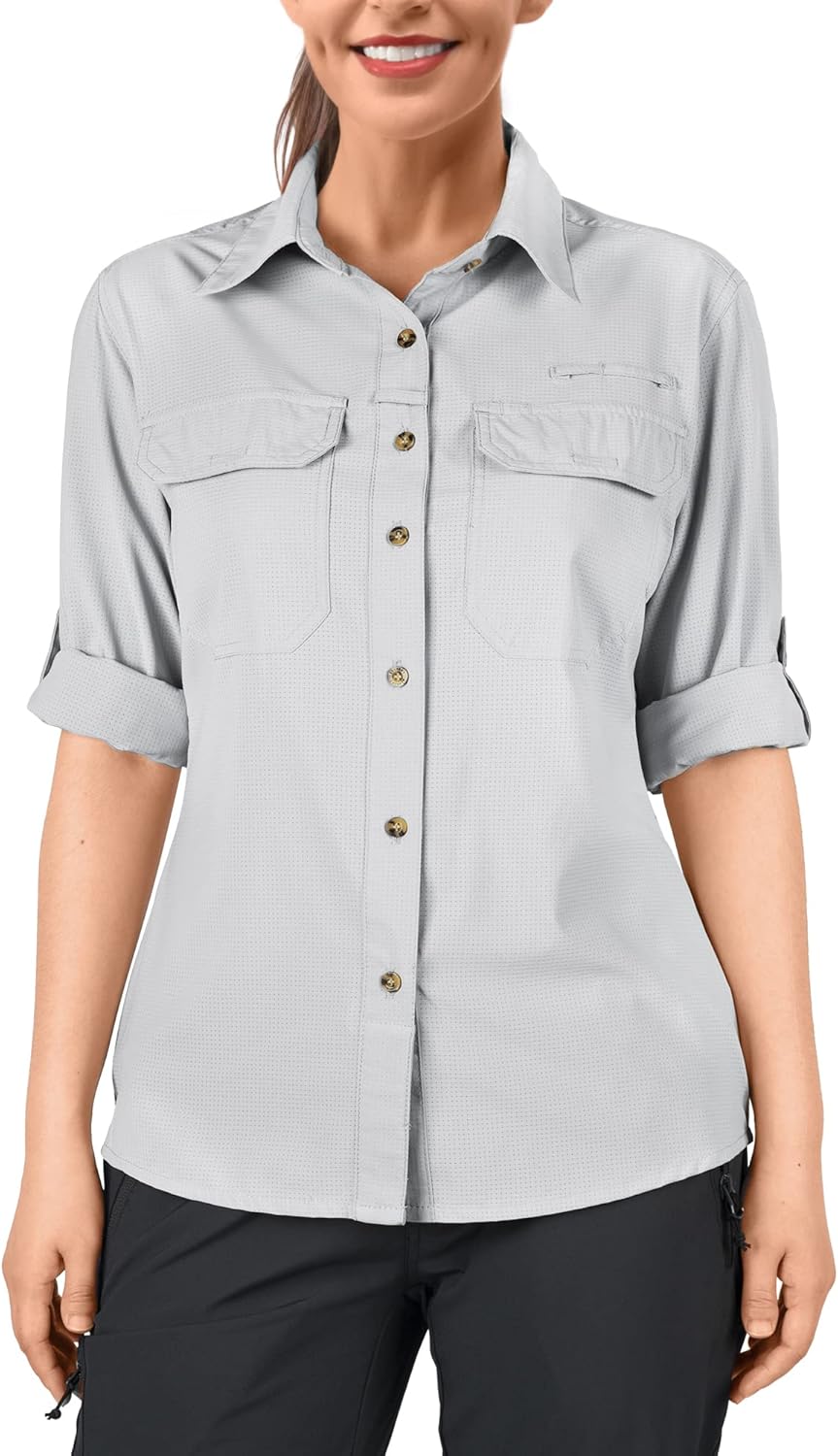33,000ft Women's UPF 50 UV Sun Protection Shirt for Outdoor Fun