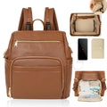 Diaper Bag Backpack Leather Large Baby Diaper Bag Essentials