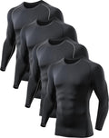 Compression Shirts for Men Long Sleeve Base Layer - Warm, Moisture