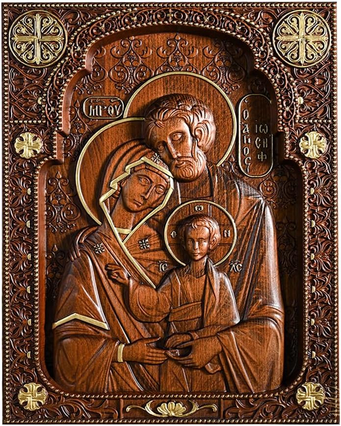 Handmade Wooden Nativity Wall Decor for Home and Christmas Gift