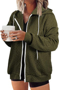 Plus Size Zip Up Hoodies Sweatshirt - Warm, Soft Layer for Fall