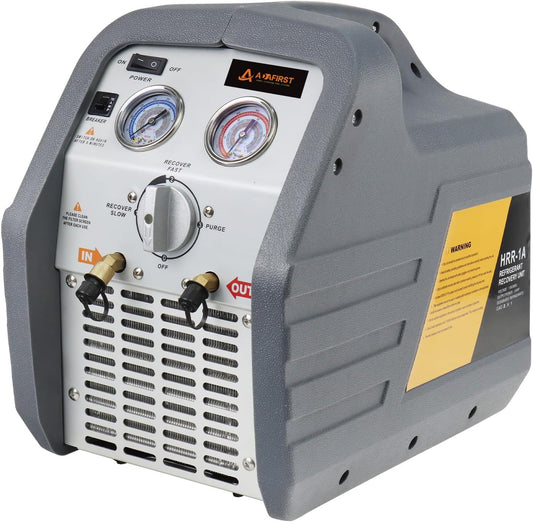 ADAFIRST 3/4HP Oil-less Compressor HVAC Refrigerant Recovery Kit