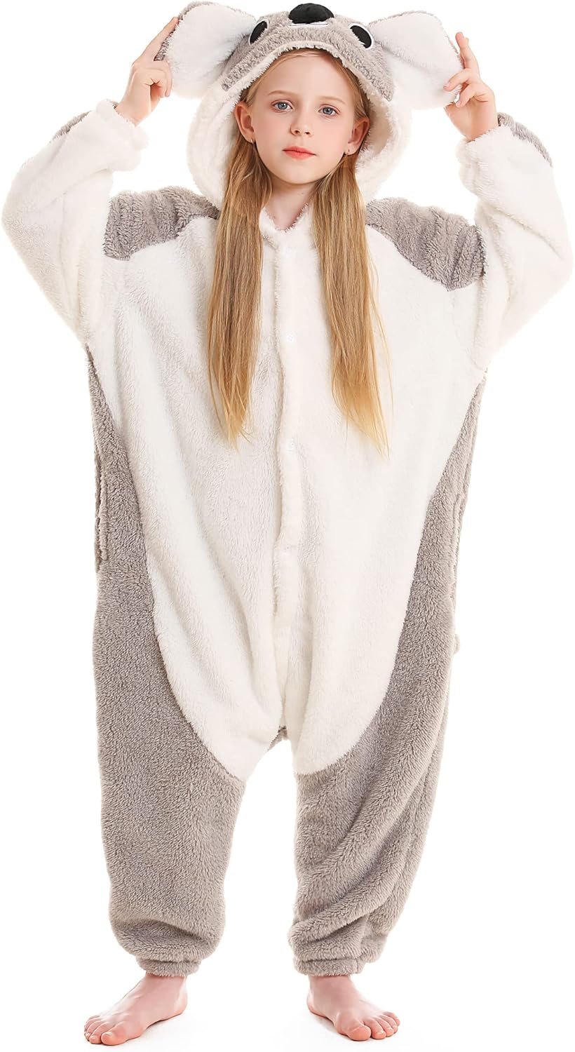 Kids Animal Pajamas Cosplay Costume for Halloween Fun