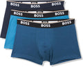 BOSS Men's 3-Pack Bold Logo Trunks - Multi Color Pack